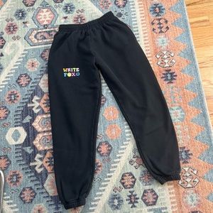 White fox boutique sweatpants
